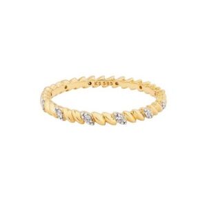 Kendra Scott Gold and Silver Twisted Ring